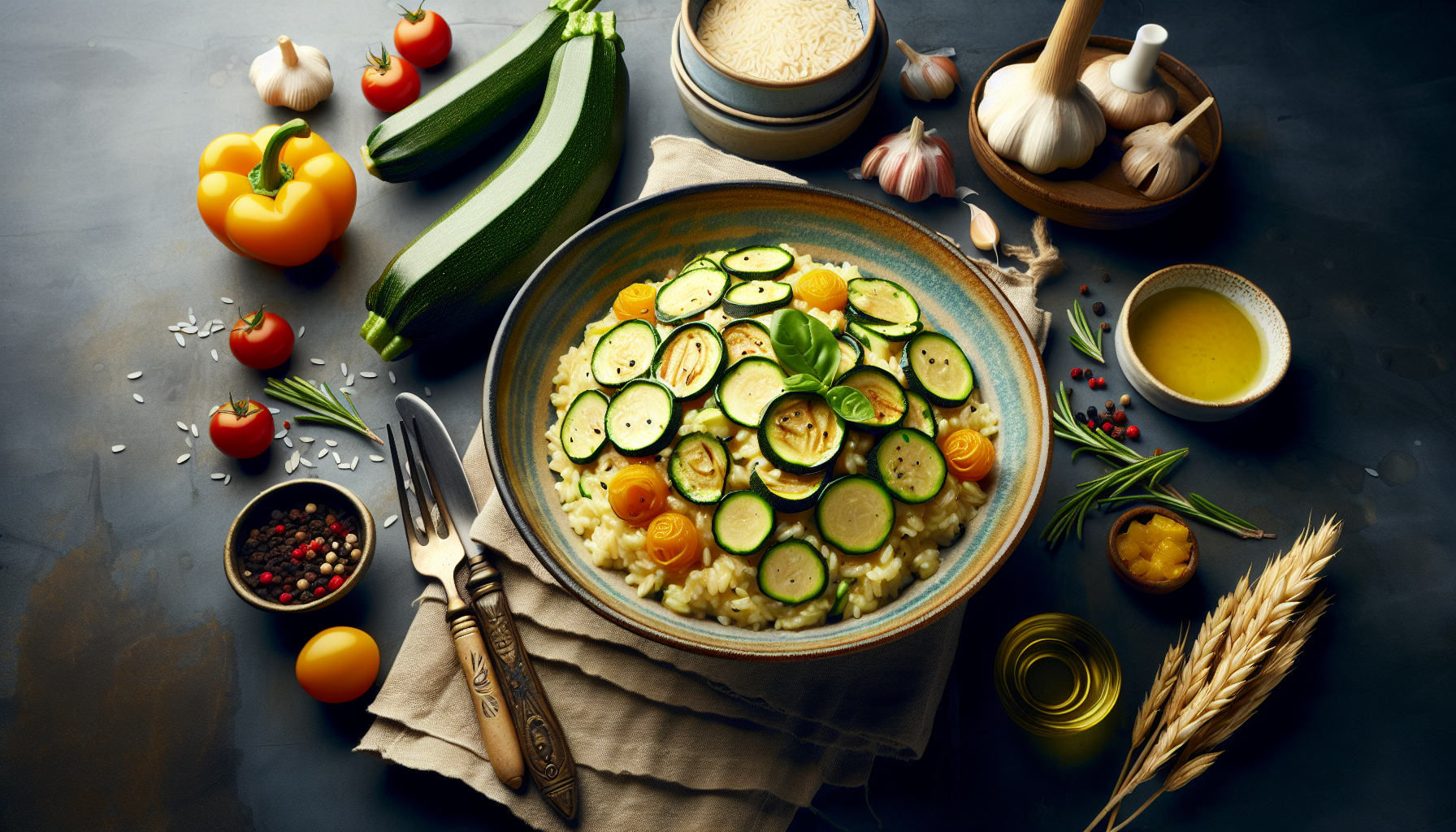 risotto con le zucchine